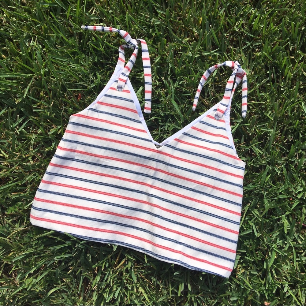 HP๐Zara Red/White/Blue Shirt Large Size/Tank Top - Picture 1 of 8
